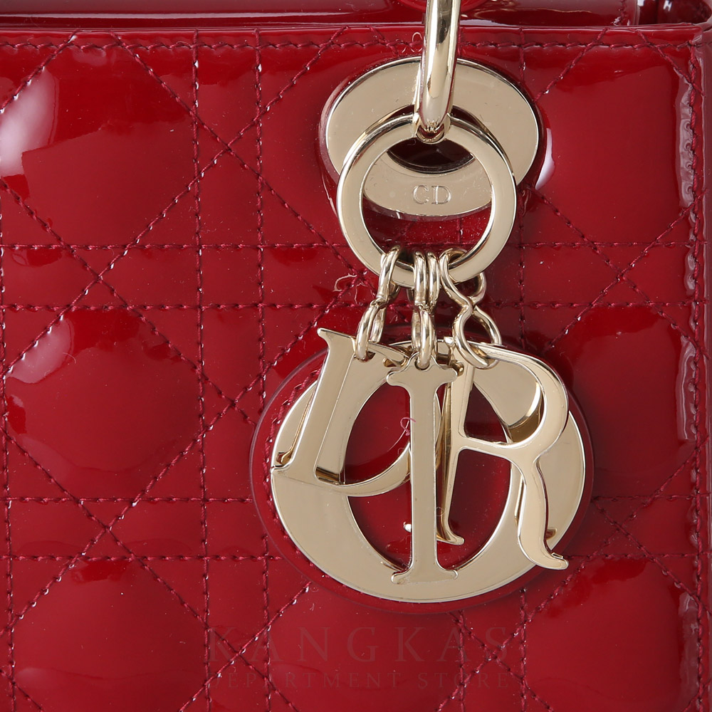 CHRISTIAN DIOR(USED)크리스찬디올 레이디디올 페이던트 스몰 백
